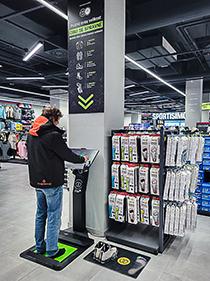 Analyse digitale du pied en magasin