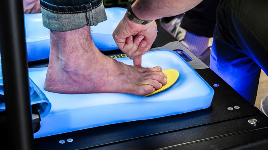 Moulage de semelles pour le bootfitting