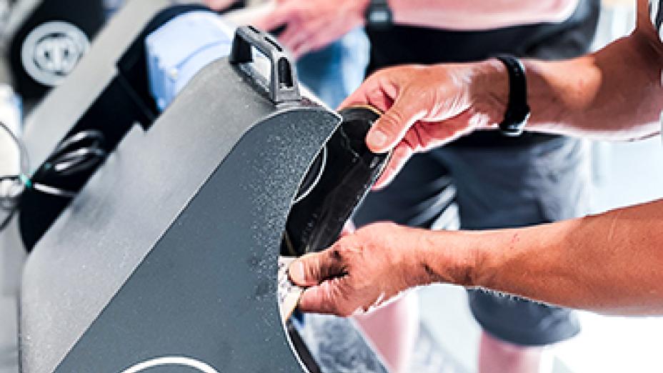 Insole sanding