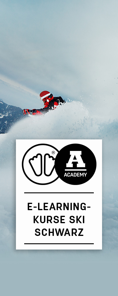 E-Learning-Kurs-Ski Schwarz